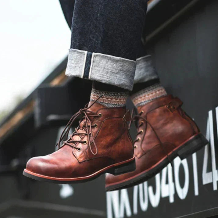 Bottes en Cuir Robustesse pour Hommes 4
