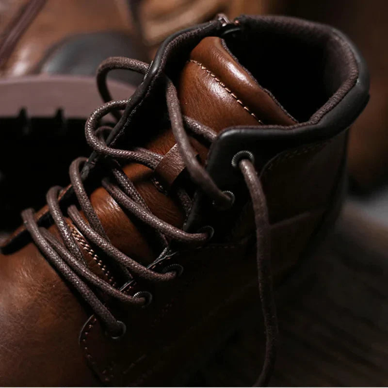 Bottes en cuir pour homme David 1905 4