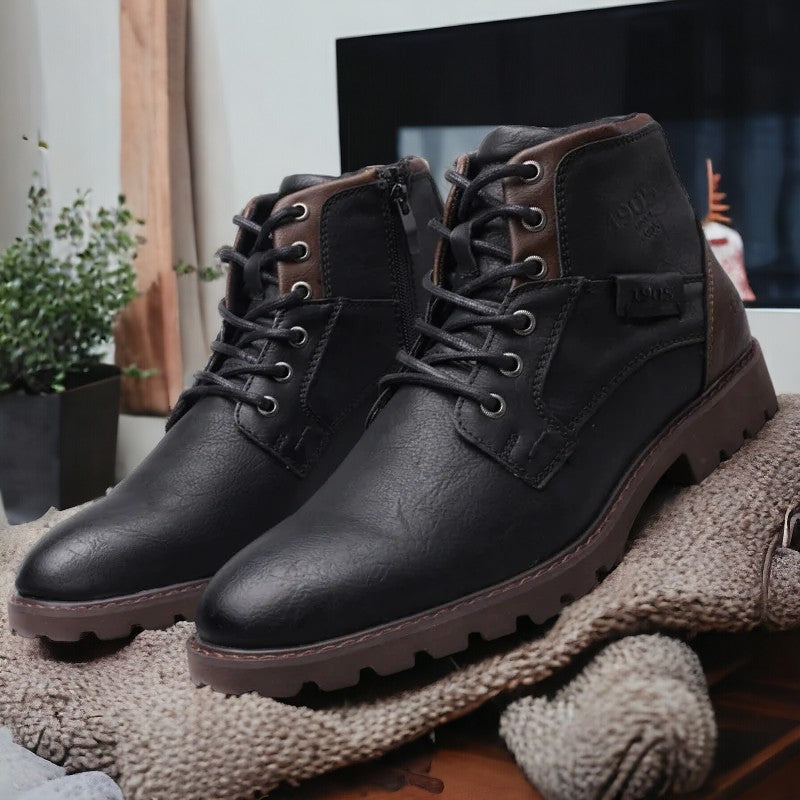 Bottes en cuir pour homme David 1905 5