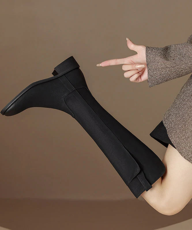 Bottes hautes pour femme style classique 2