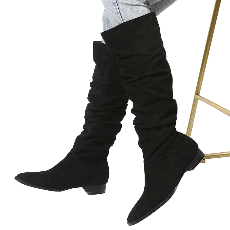 Bottes pour Femmes à Hauteur Genou Style Décontracté 0