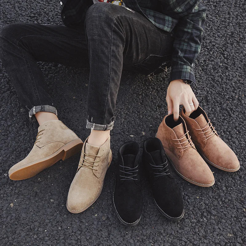 Bottes pour Hommes en Cuir Élégantes 2