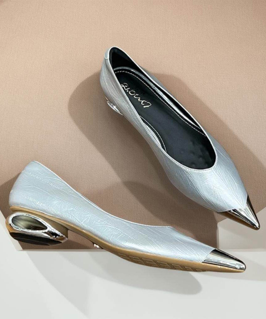 Bottines Femme à Bout Pointu avec Épissure 1