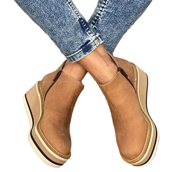 Bottines Femmes Chic à Fermeture Éclair pour Un Style Élégant 0