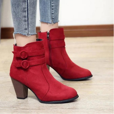 Bottines Zippées Chic pour Femmes 0
