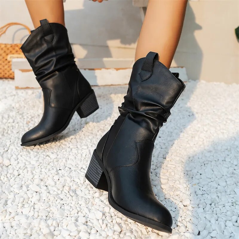 Bottines pour femmes Style Occidental 1
