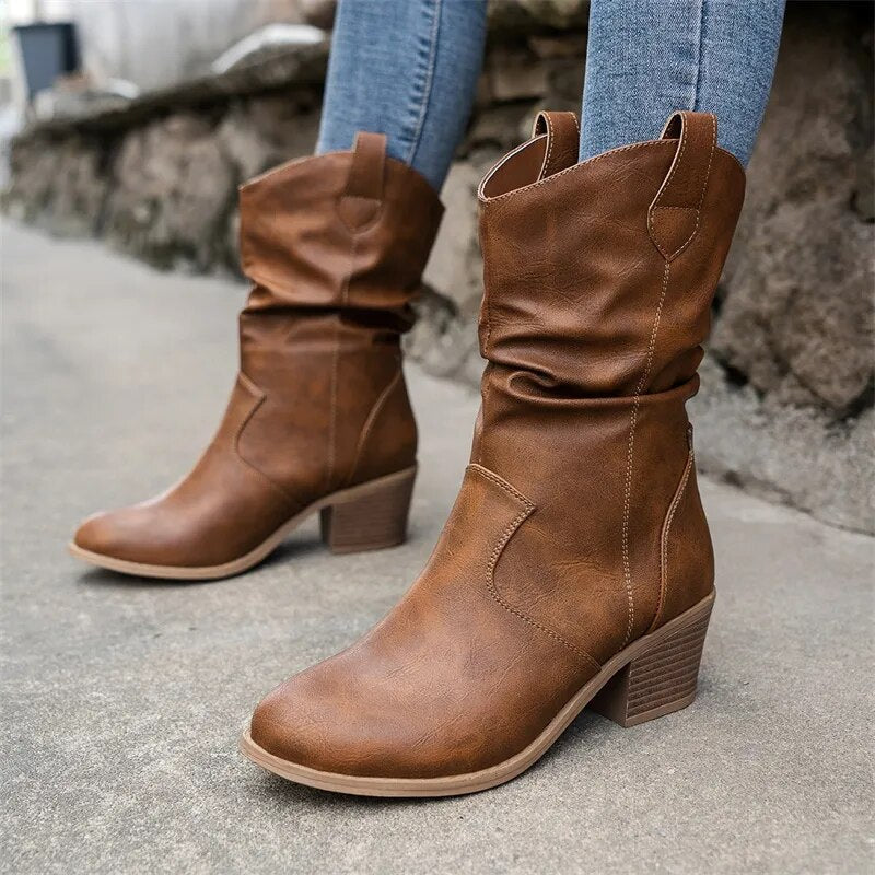 Bottines pour femmes Style Occidental 5