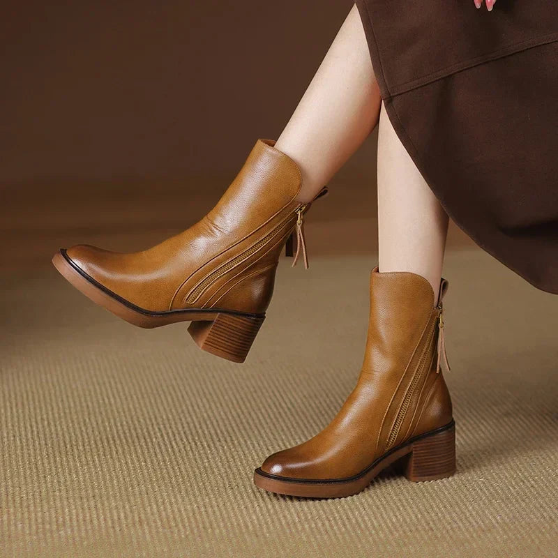 Bottines pour femmes à talon bloc 3