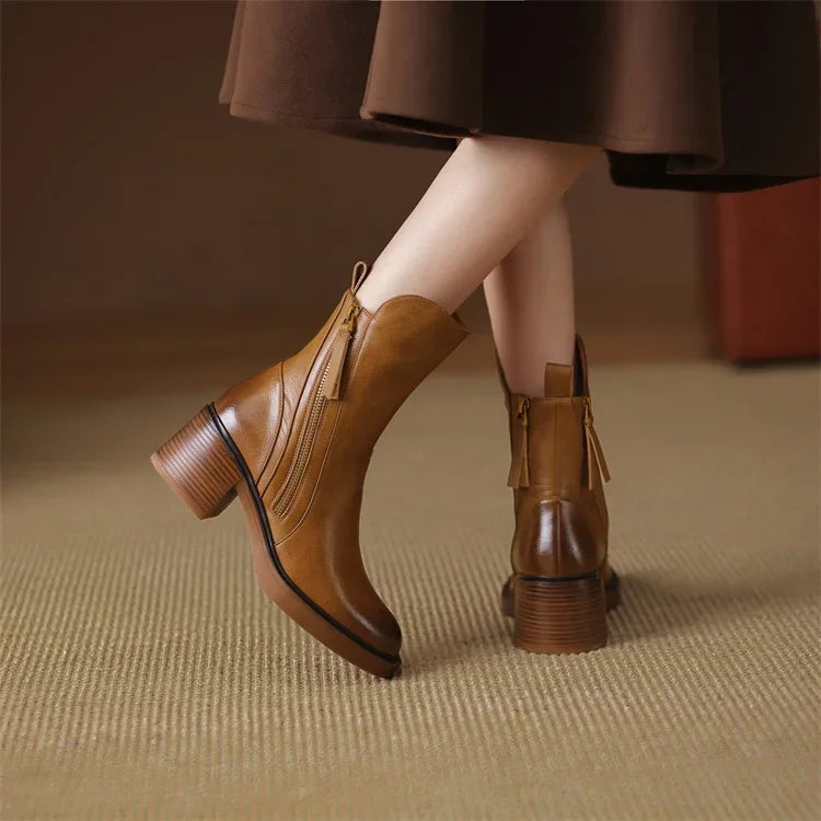 Bottines pour femmes à talon bloc 5