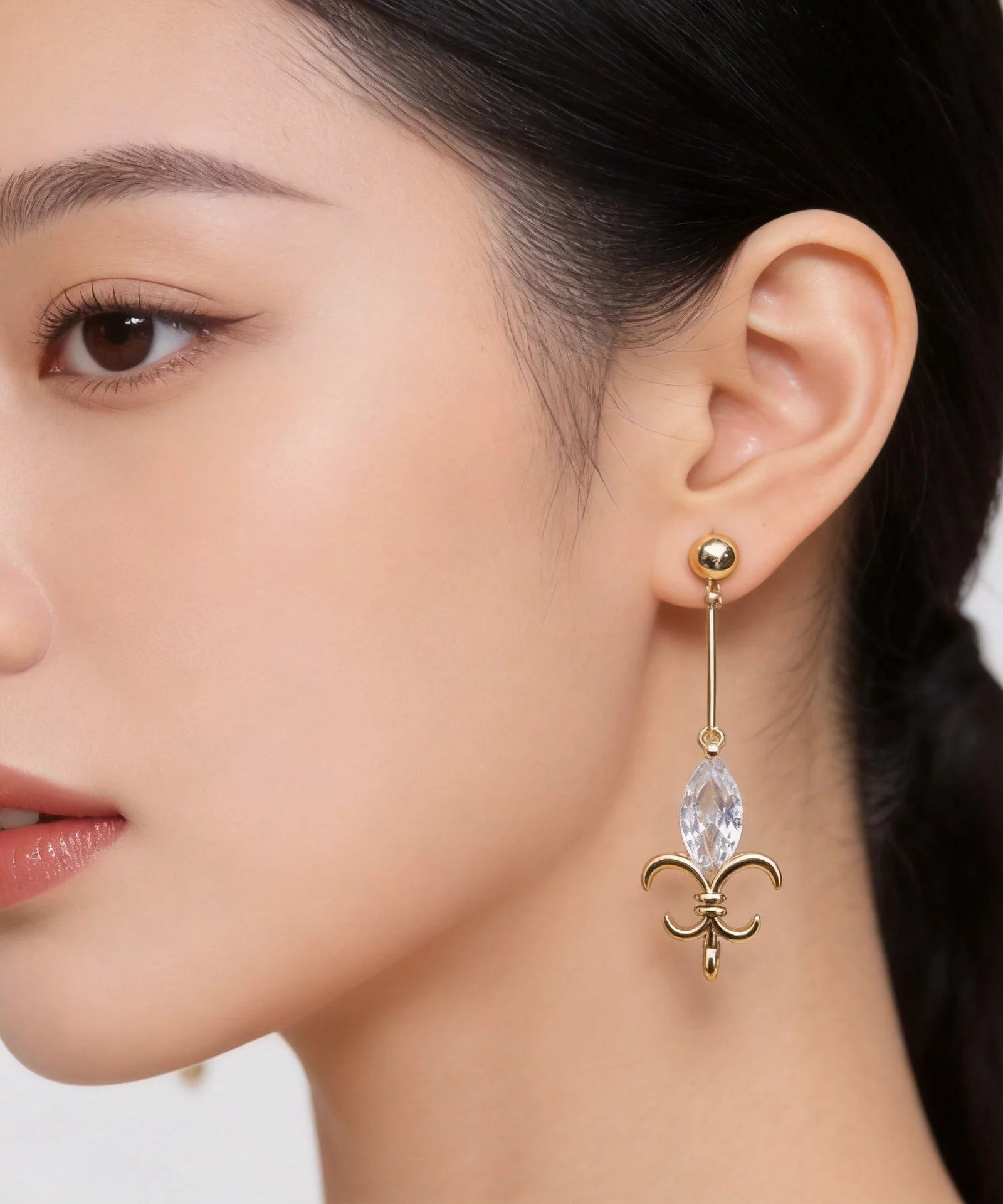 Boucles D'oreilles Pendantes Ajourées Femme Tendance 0