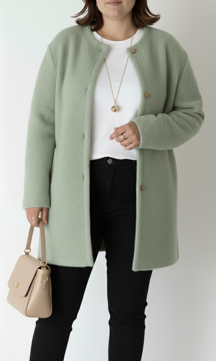 Cardigan Ample Femme Tricoté 6