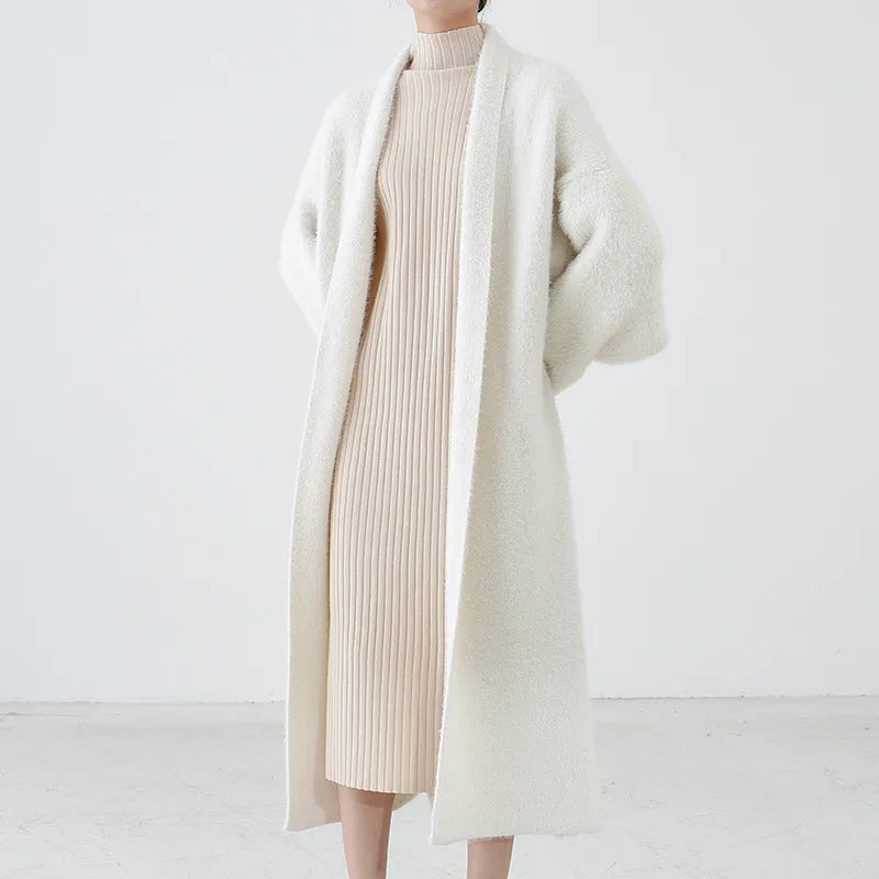 Cardigan Long Ouvert pour Femme Printemps 1