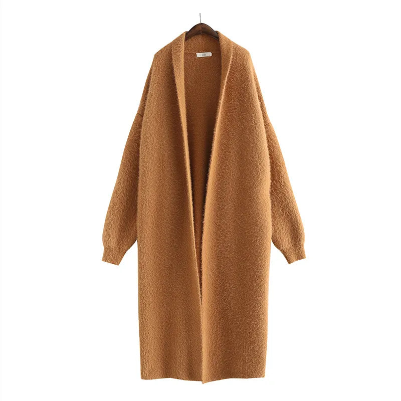 Cardigan Long Ouvert pour Femme Printemps 2