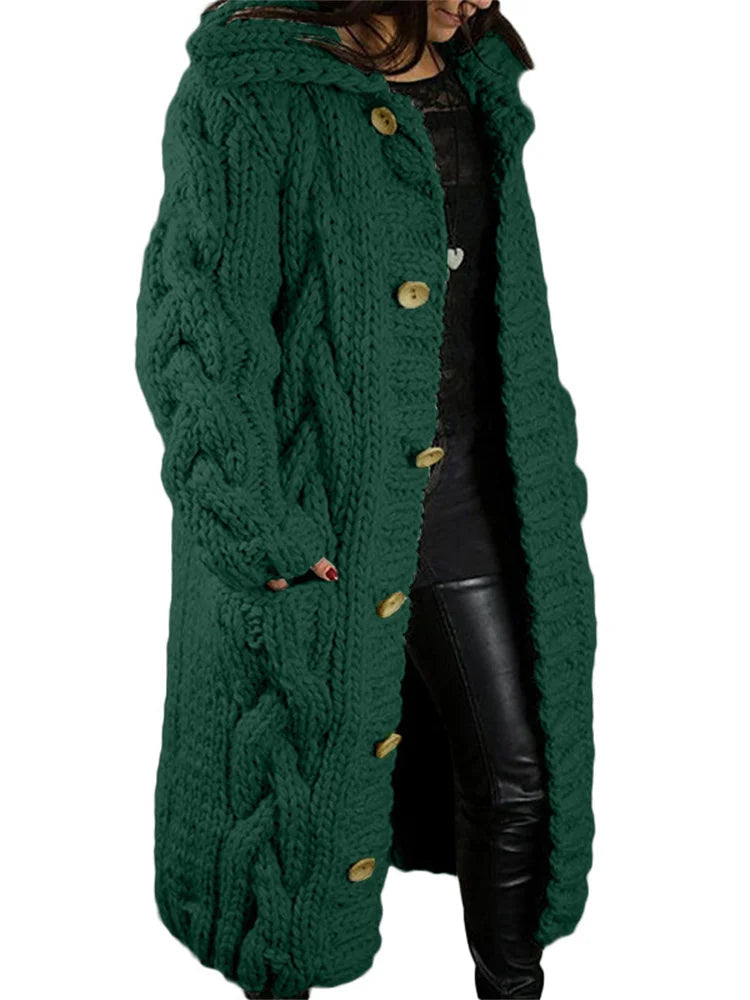 Cardigan à Capuche Femme Oversize 8