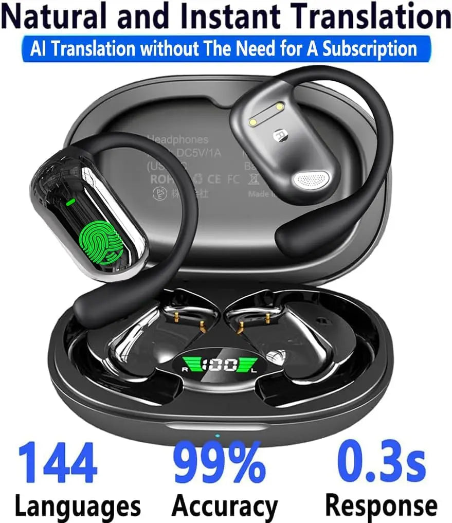 Casque de traduction multilingue sans fil 4