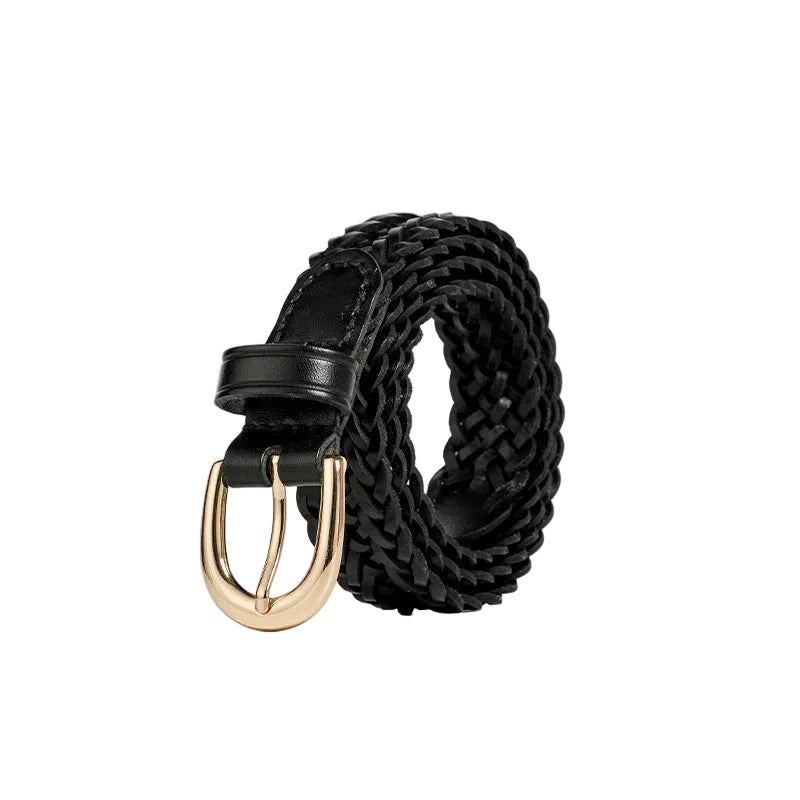 Ceinture Tressée en Cuir pour Femme 0