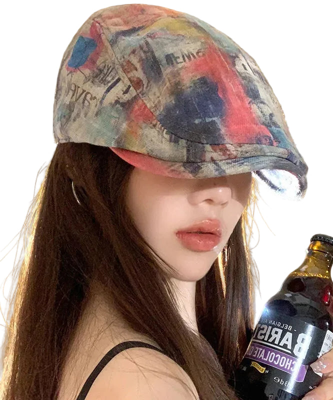 Chapeau Breton Personnalisé Style Graffiti Pour Homme 0