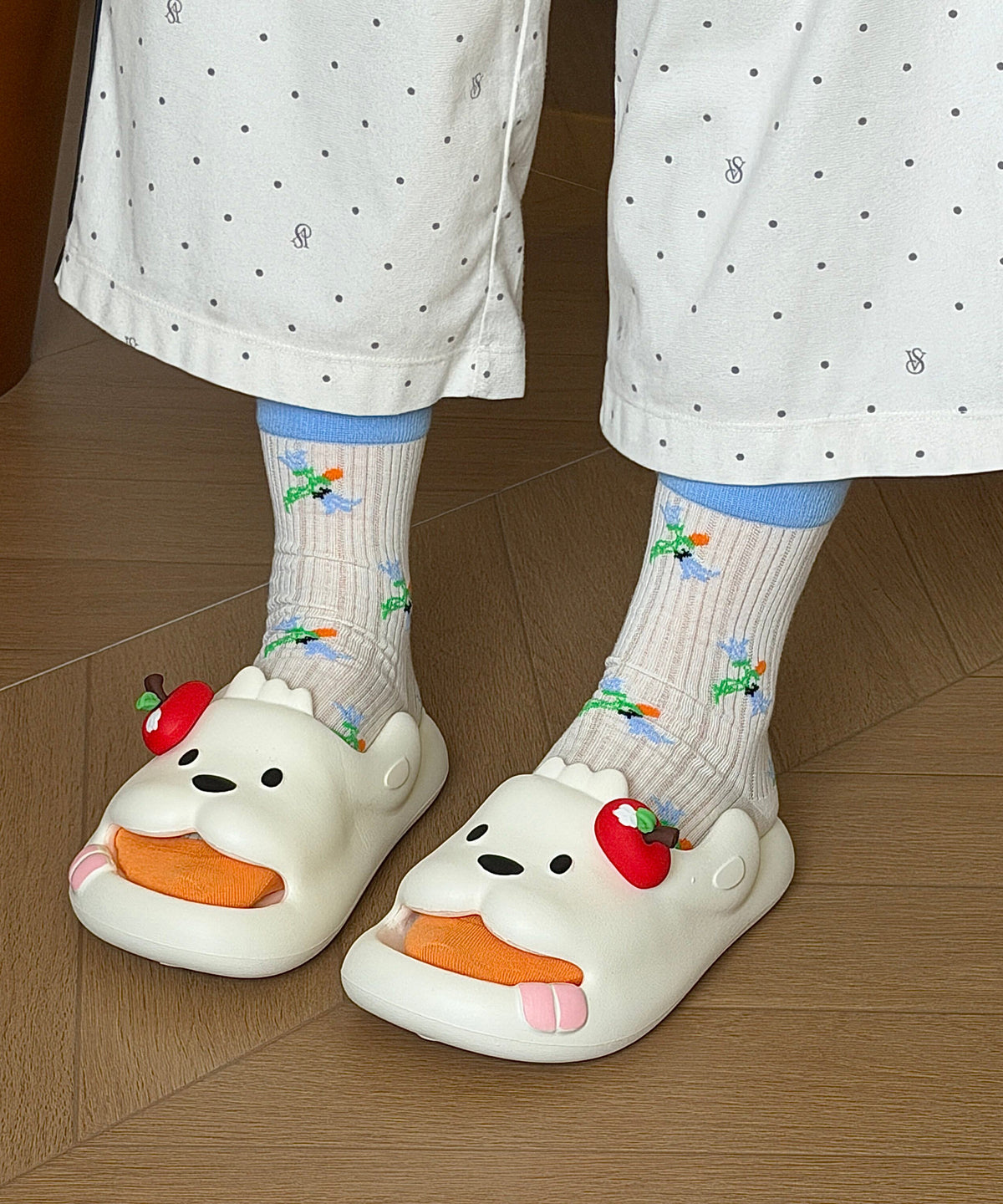 Chaussettes Mi-Mollet Respirantes pour Femme Style Décontracté 2