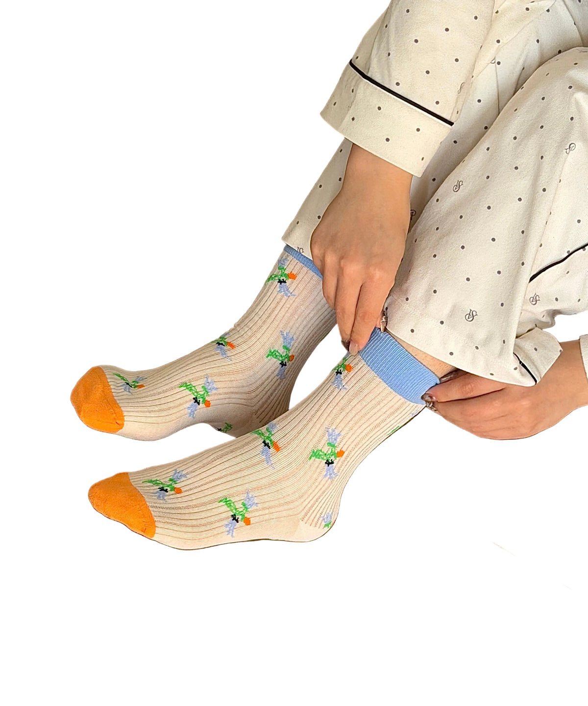 Chaussettes Mi-Mollet Respirantes pour Femme Style Décontracté 3