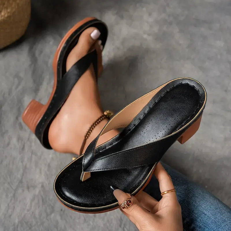 Chaussons Femme À Talon Confortables Design Moderne 4