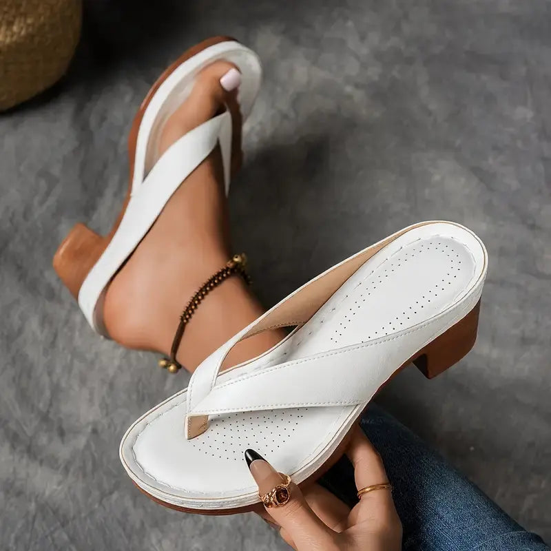 Chaussons Femme À Talon Confortables Design Moderne 5