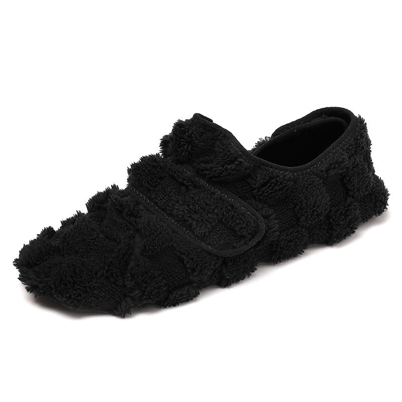Chaussons Femme Confortables avec Fermeture Velcro et Semelle Antidérapante 0
