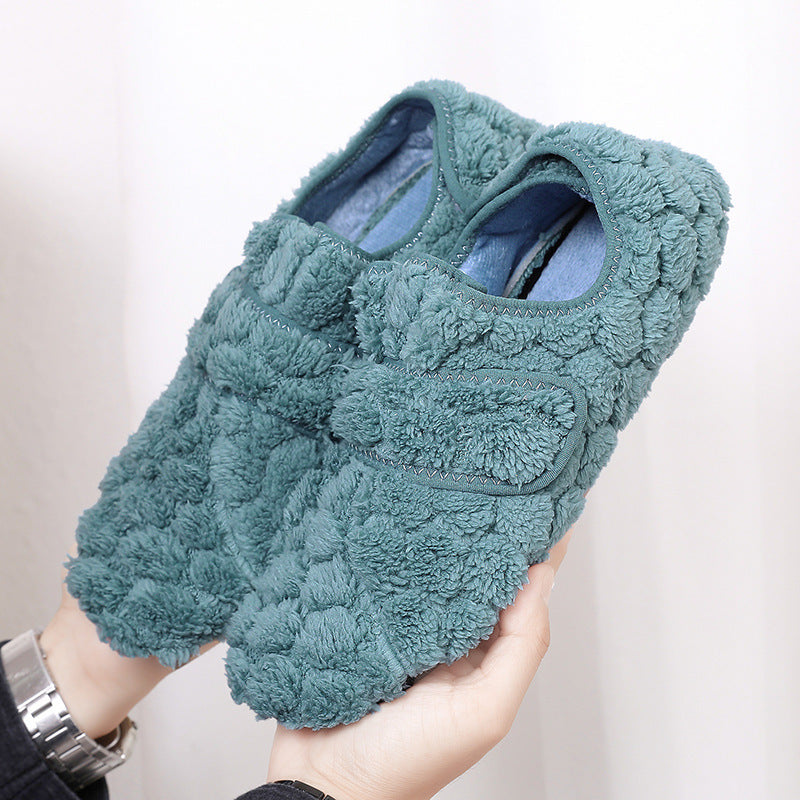 Chaussons Femme Confortables avec Fermeture Velcro et Semelle Antidérapante 1