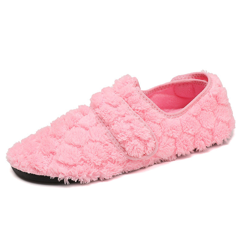 Chaussons Femme Confortables avec Fermeture Velcro et Semelle Antidérapante 9
