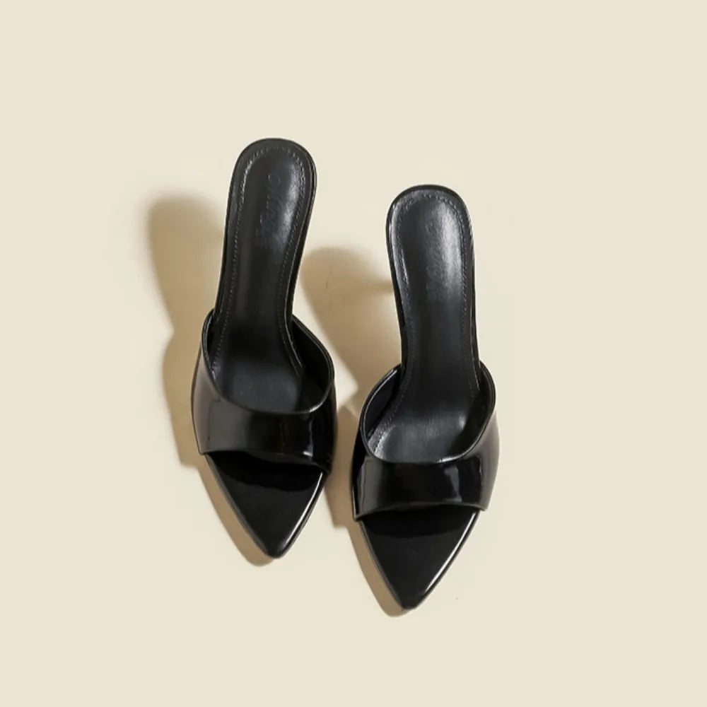 Chaussons Femmes À Talons Hauts Chic Avec Bout Pointu 1