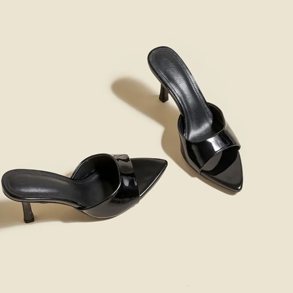 Chaussons Femmes À Talons Hauts Chic Avec Bout Pointu 3