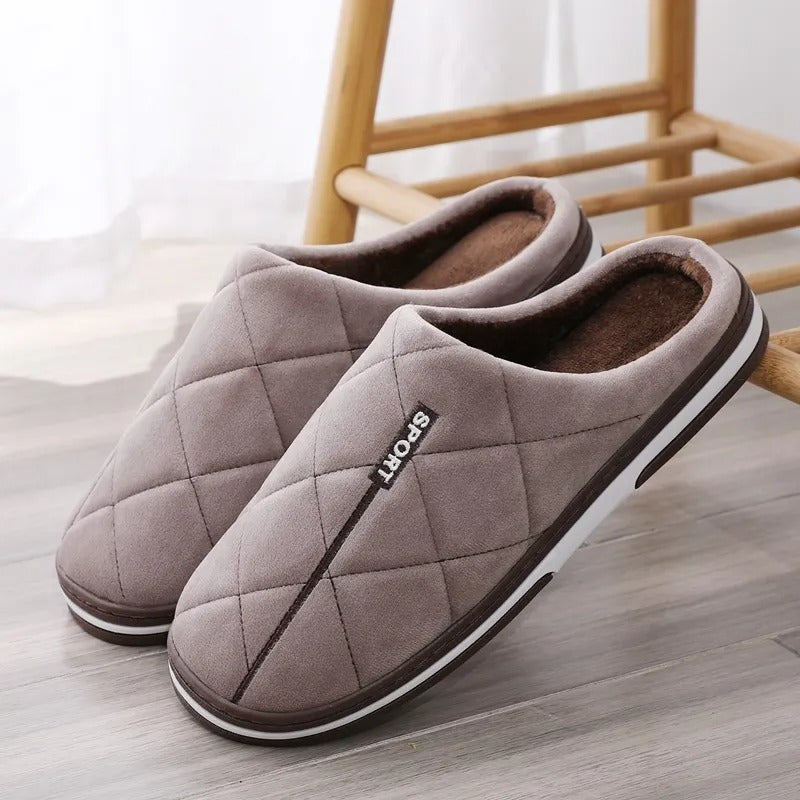 Chaussons Homme Confortables Hiver Style Moderne 3