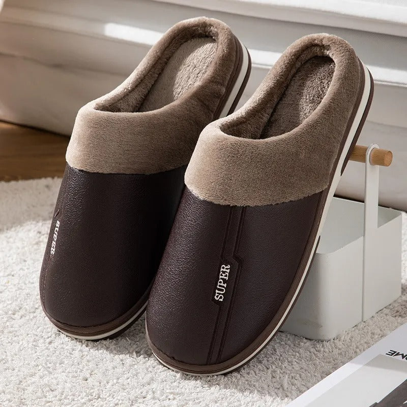 Chaussons Homme Confortables Hiver Style Moderne 6
