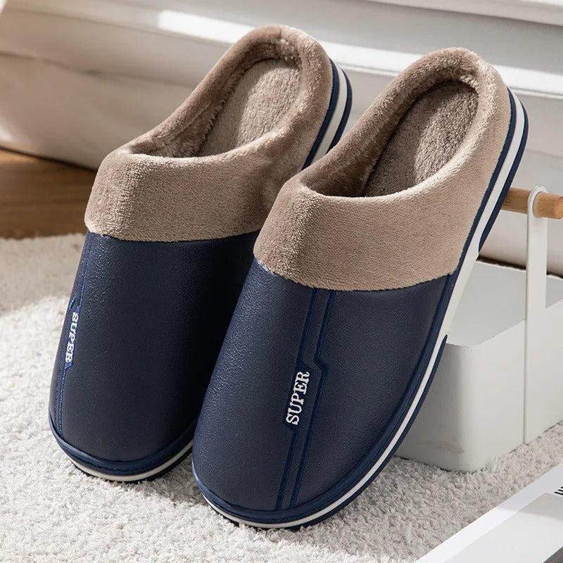 Chaussons Homme Confortables Hiver Style Moderne 7