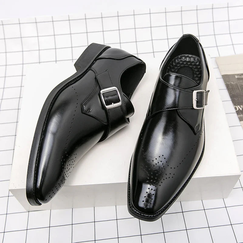 Chaussure Homme Habillé à Brides Design Épuré 1