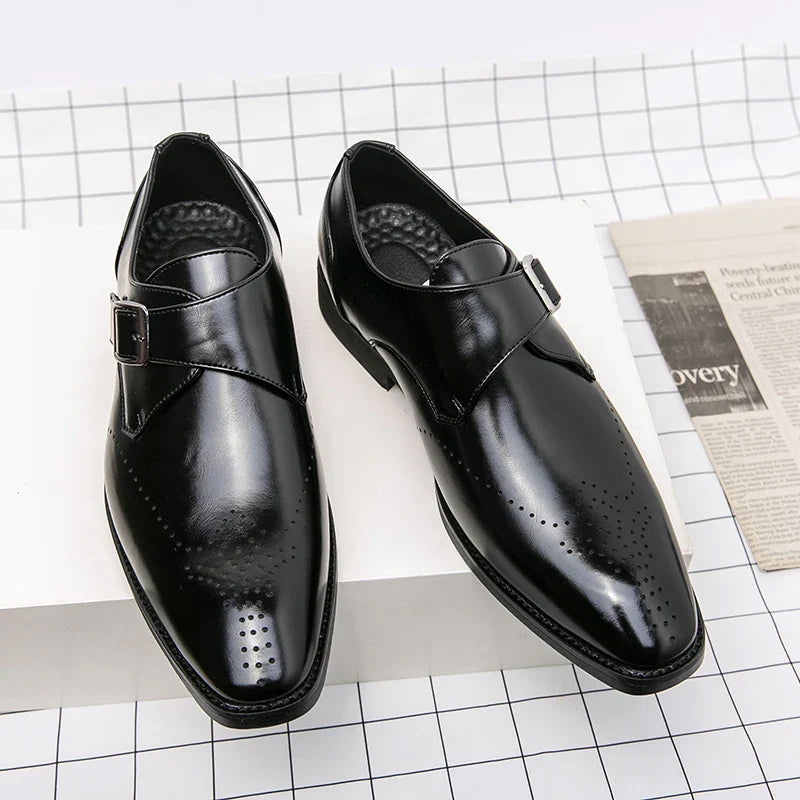 Chaussure Homme Habillé à Brides Design Épuré 3