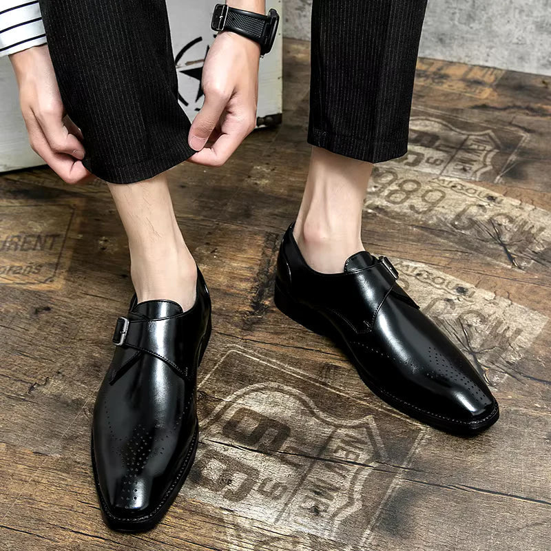Chaussure Homme Habillé à Brides Design Épuré 6