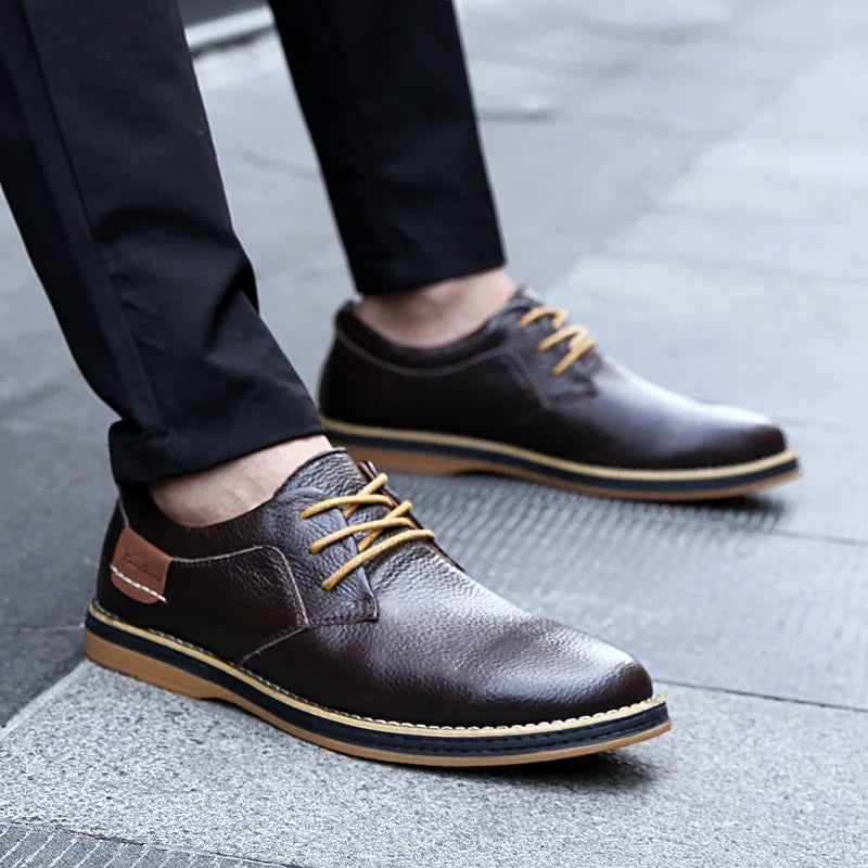 Chaussures Oxford pour Hommes en Cuir 2