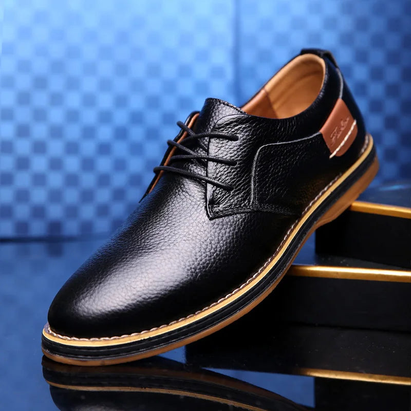 Chaussures Oxford pour Hommes en Cuir 4