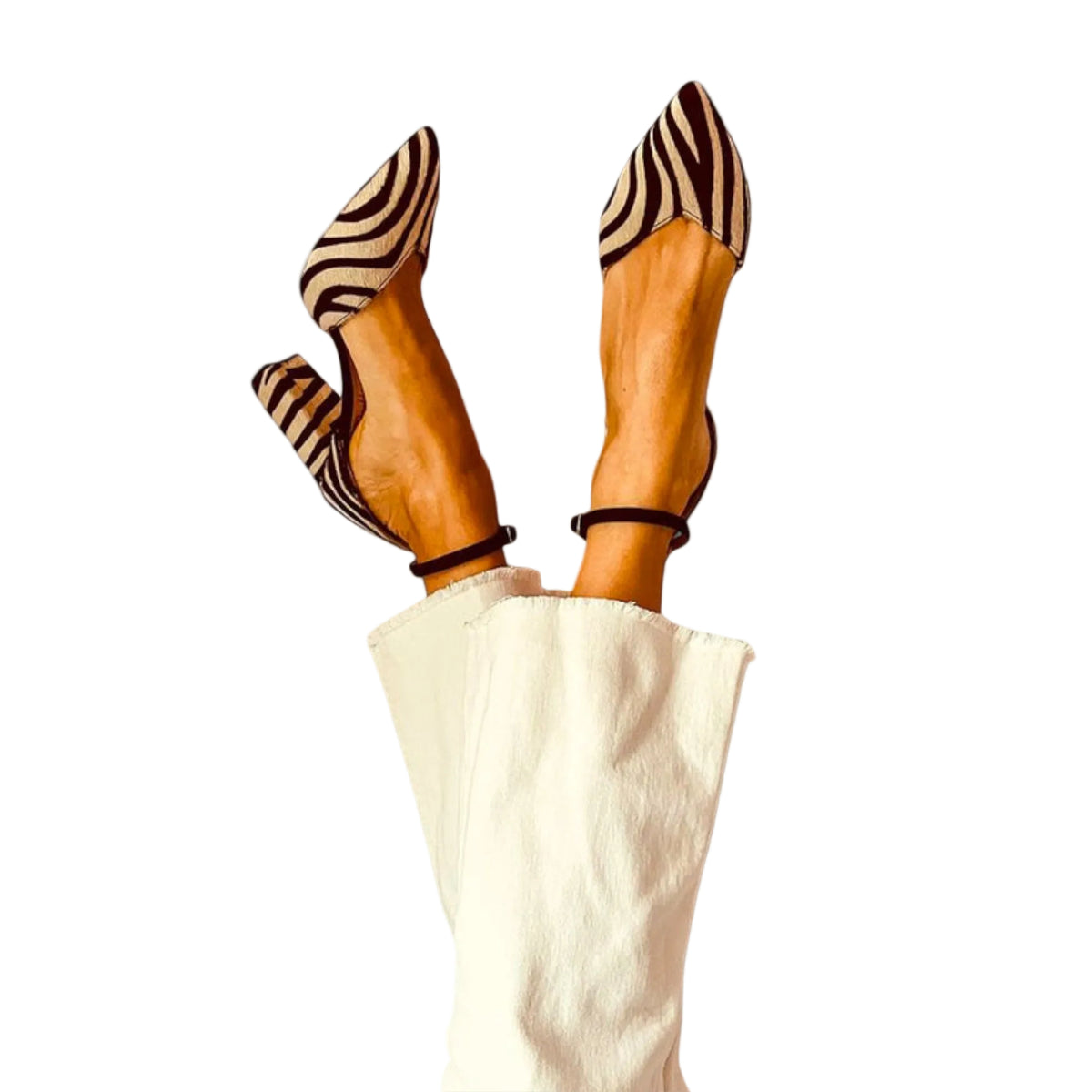 Chaussures à Talons Hauts Femme Imprimé Zèbre 0