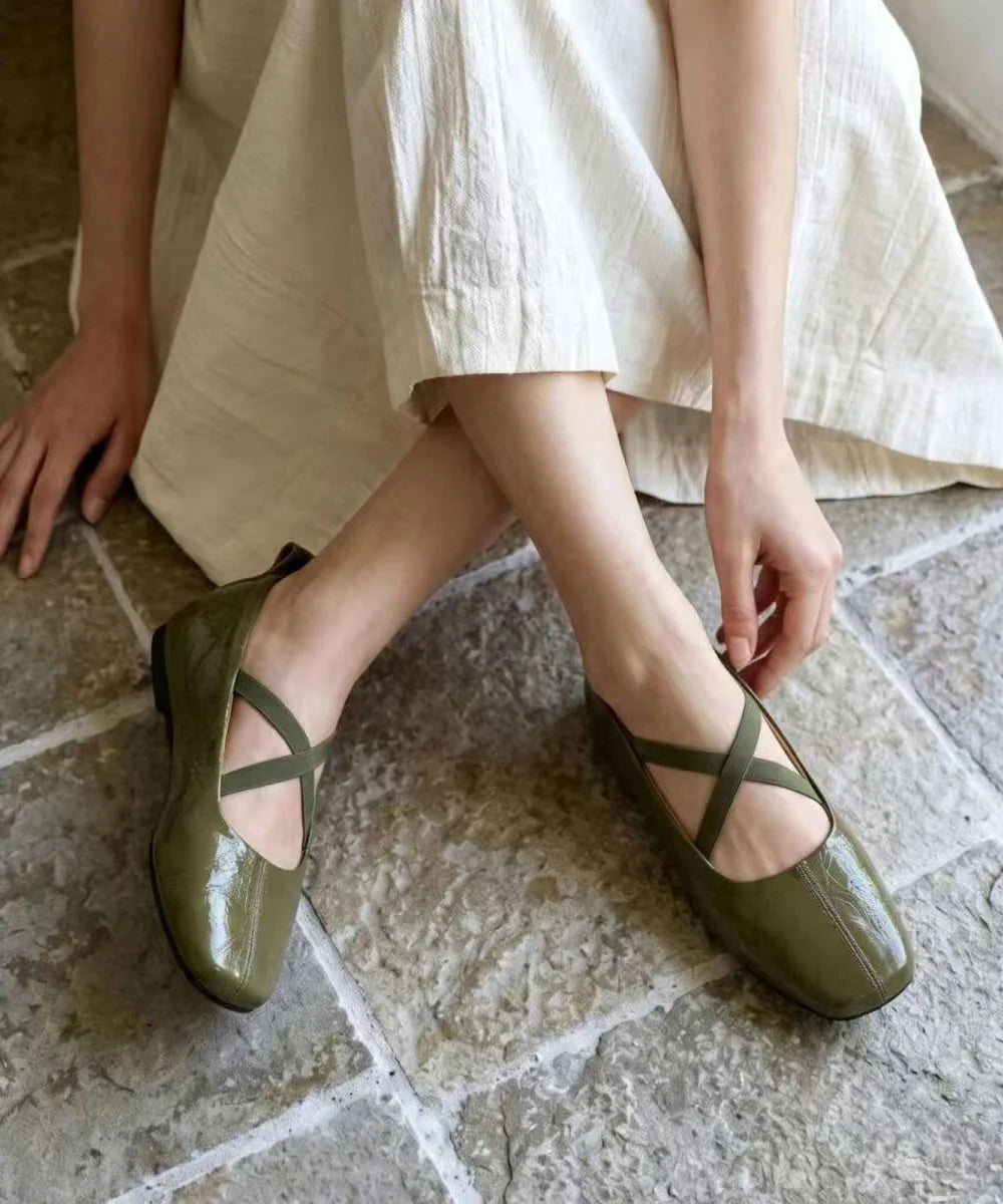Chaussures plates pour femmes à brides croisées 3