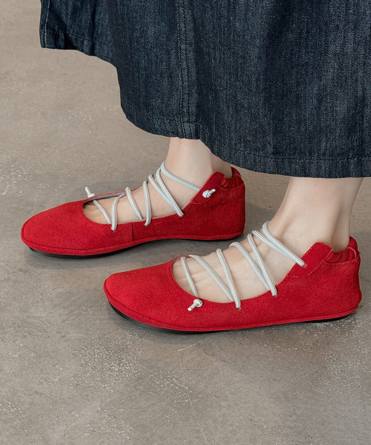 Chaussures plates pour femmes à sangles croisées 0