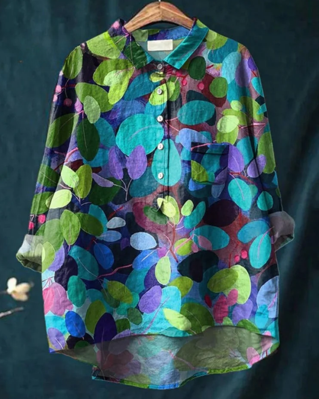 Chemise Boutonnée Femme à Motif Floral 9