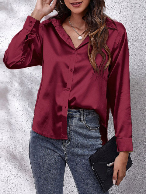 Chemise Femme à Manches Longues Chic 11