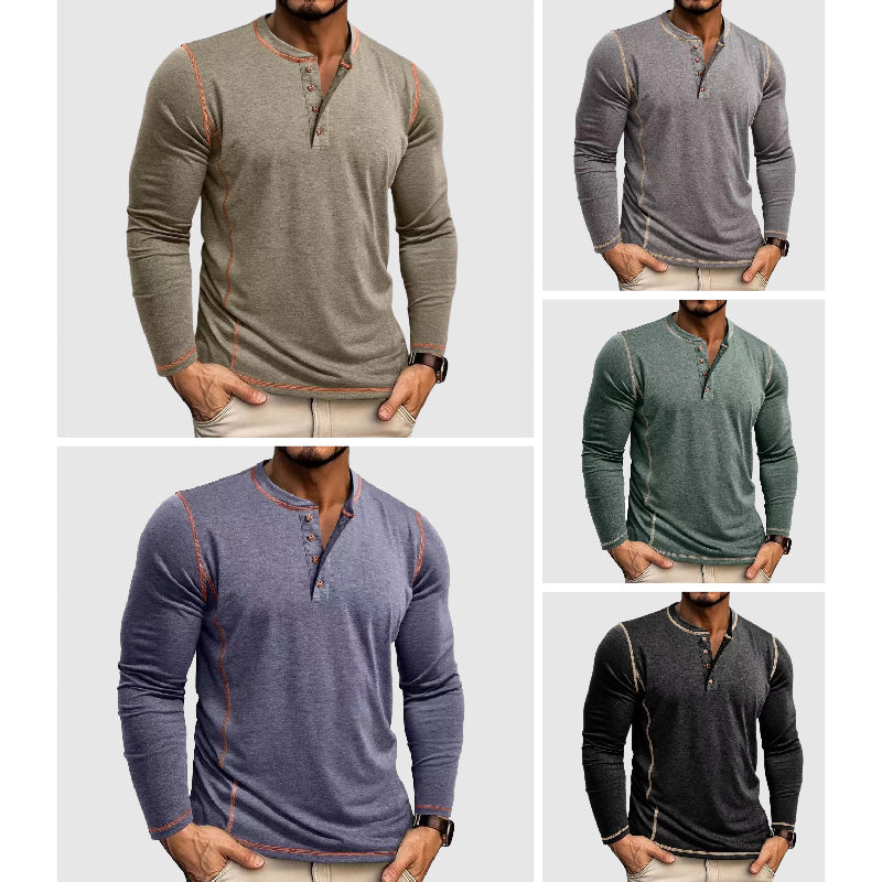Chemise Homme Confort Classique Manches Longues 5