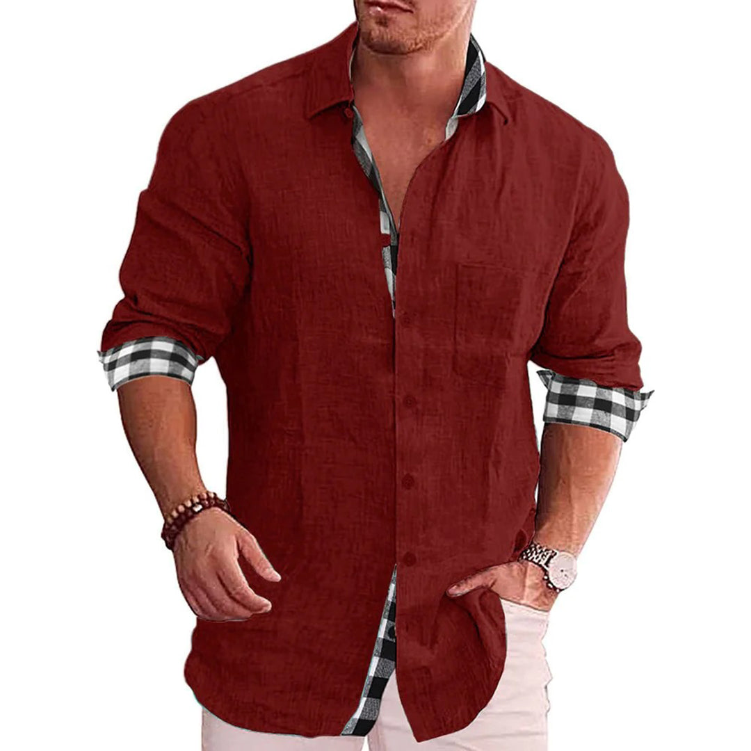Chemise Homme Tendance Automne Ajustée 1