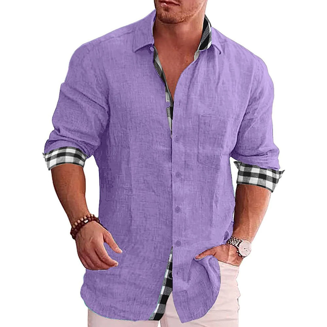 Chemise Homme Tendance Automne Ajustée 3