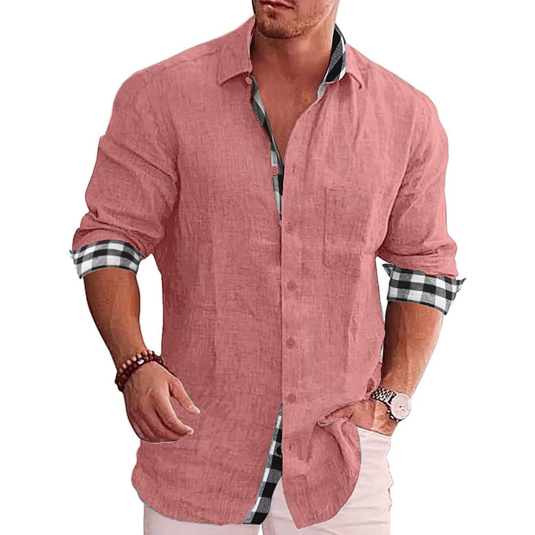Chemise Homme Tendance Automne Ajustée 4