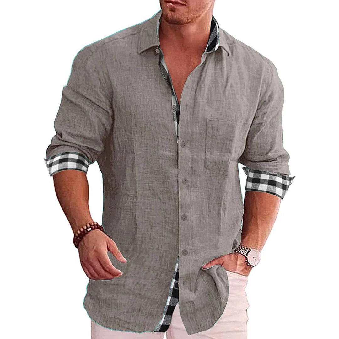 Chemise Homme Tendance Automne Ajustée 6