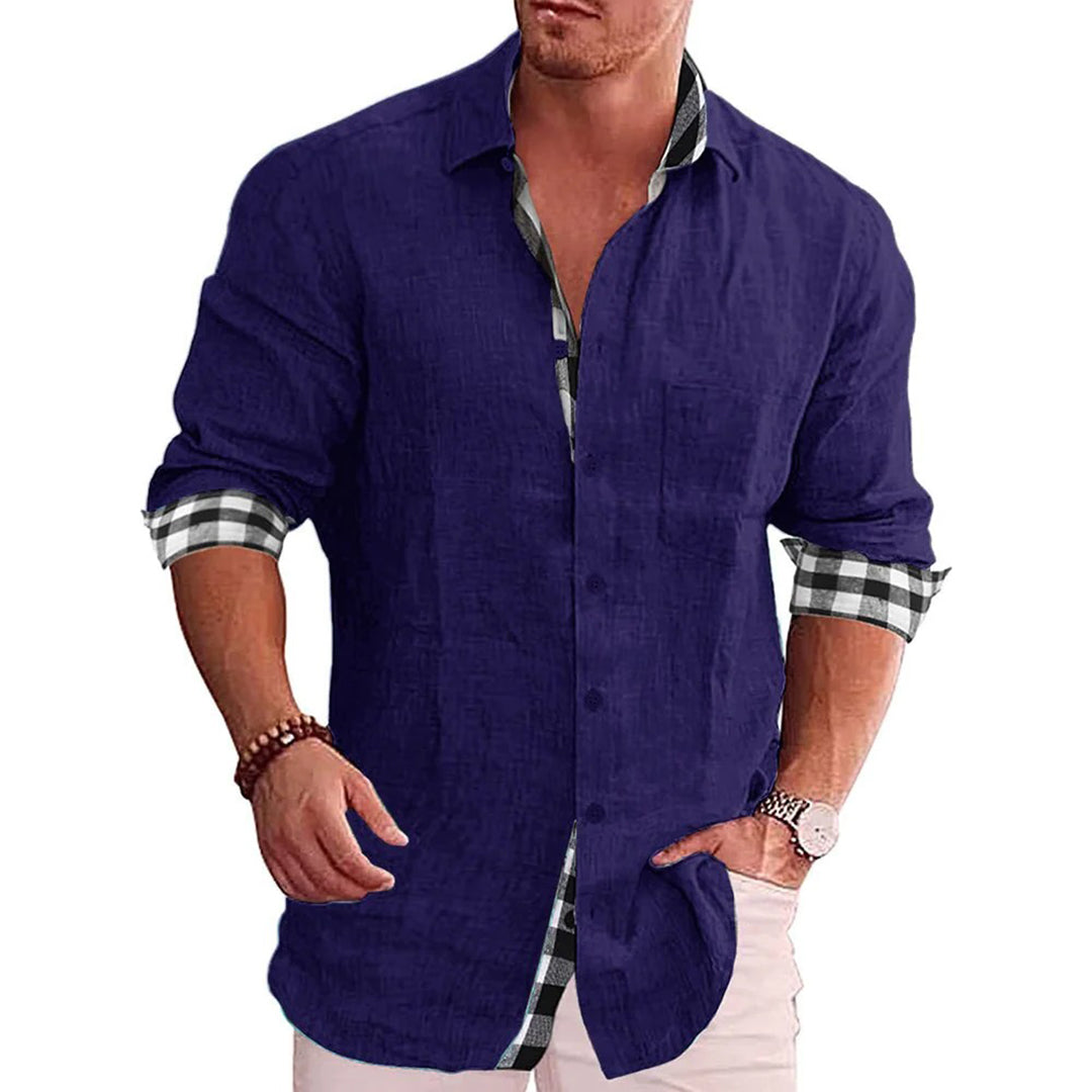 Chemise Homme Tendance Automne Ajustée 7