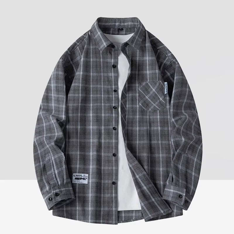 Chemise à Carreaux pour Hommes Classique 1